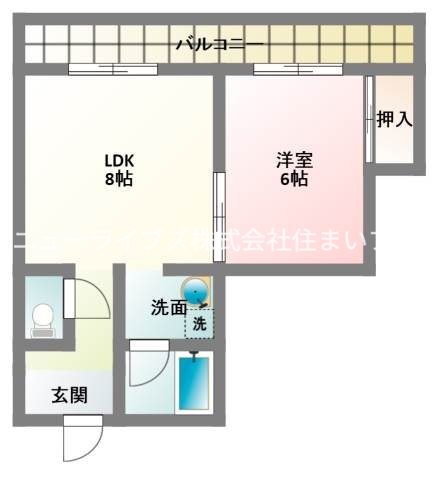 シャロンドビブレの間取り写真