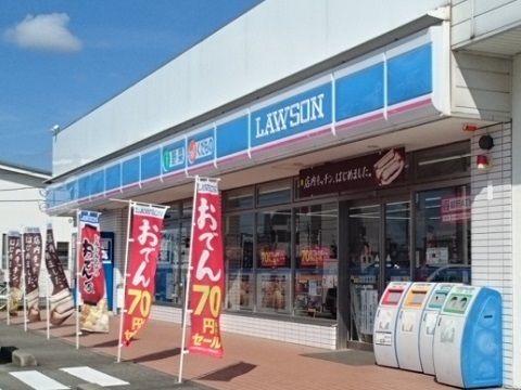 コンビニ　ローソン富山下堀店（コンビニ）まで450m
