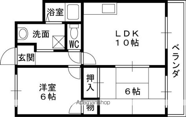 コンフォート塚口の間取り写真