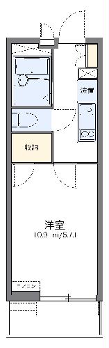 レオパレスセントピアの間取り写真