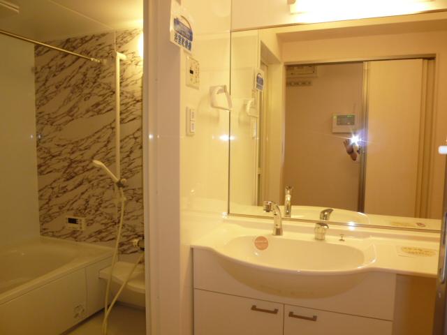 洗面設備　朝シャンできますぅ～
