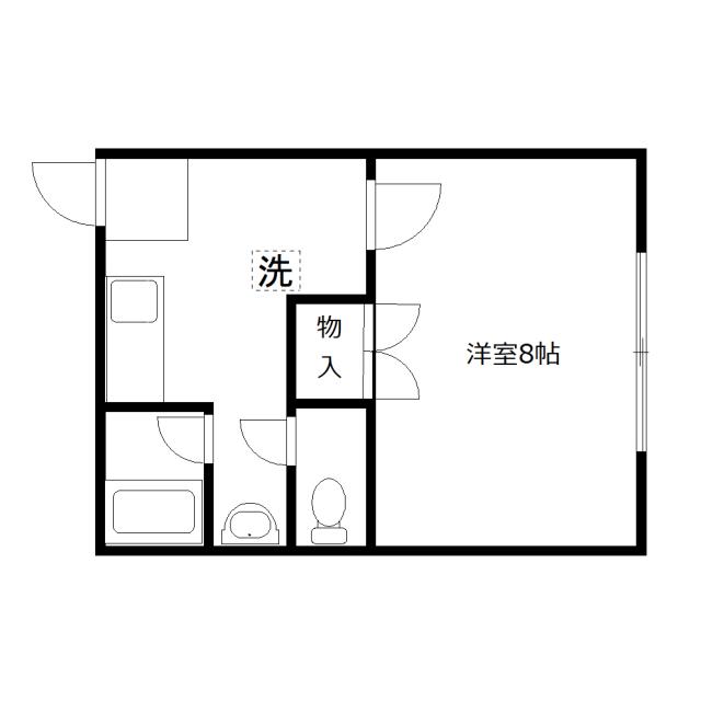 大西マンションの間取り