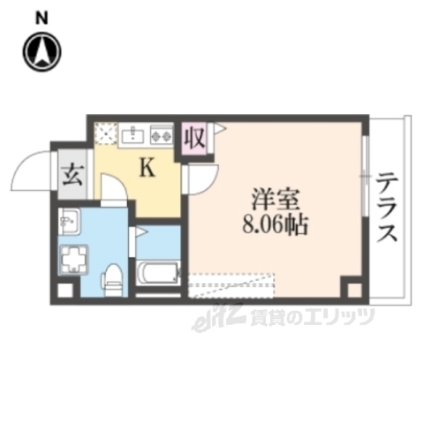 フラッティ千本寺之内北の間取り