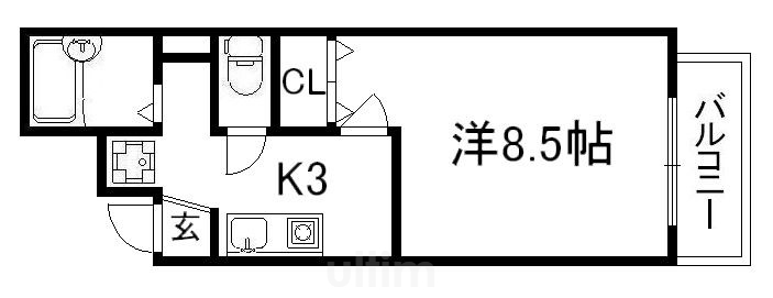 アルティスタ三条の間取り