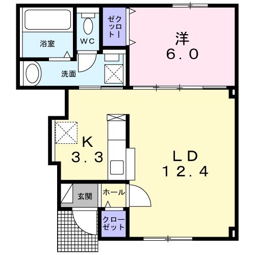 ノース　ステージの間取り