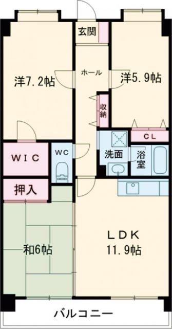 ルシオーレの間取り