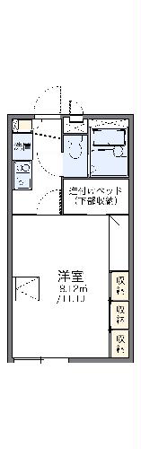 レオパレス福田の間取り