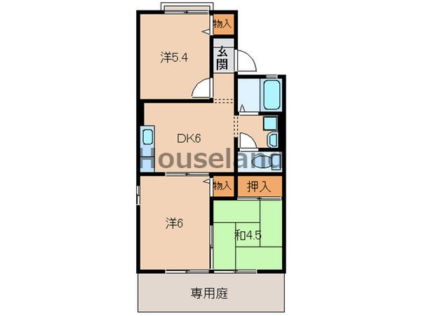 グリーンフルカマダの間取り