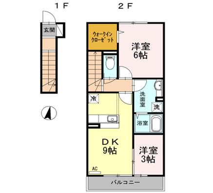 カメリア並木の間取り