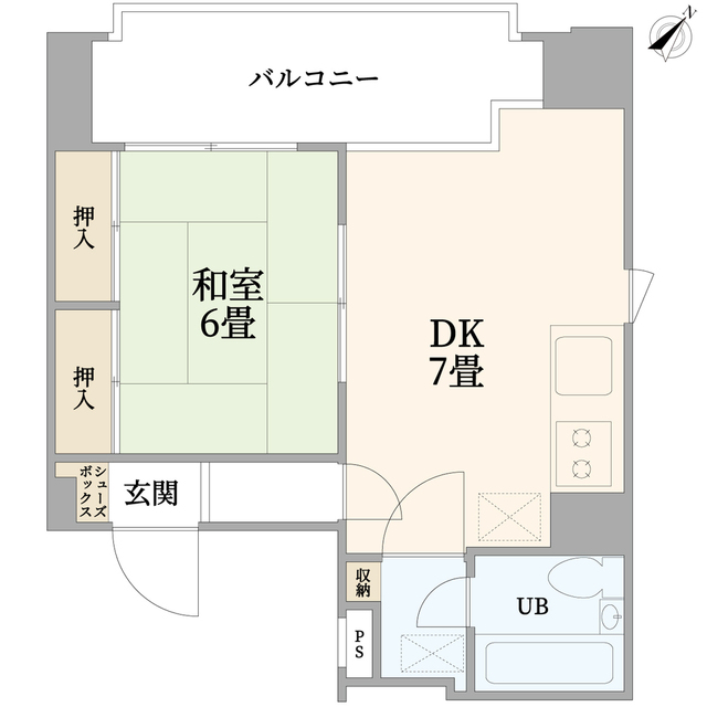 光建ハイムブリリアンス日本橋浜町五番館の間取り