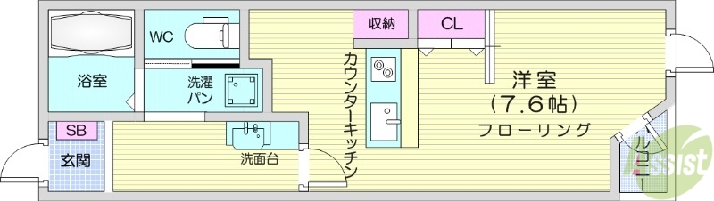 K21の間取り