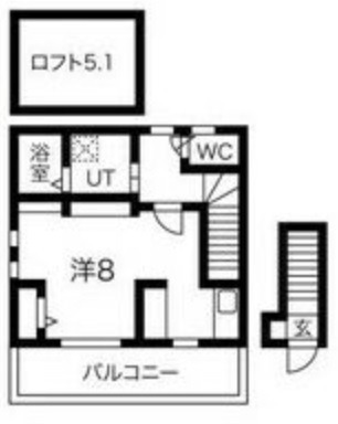 堺市西区鶴田町のアパートの間取り