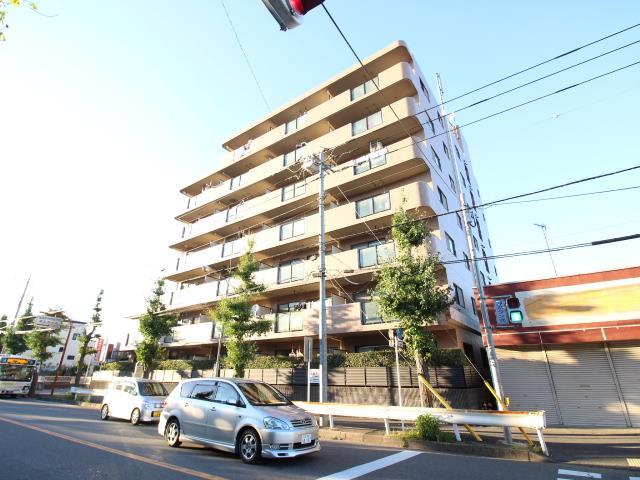 我孫子市湖北台のマンションの建物外観