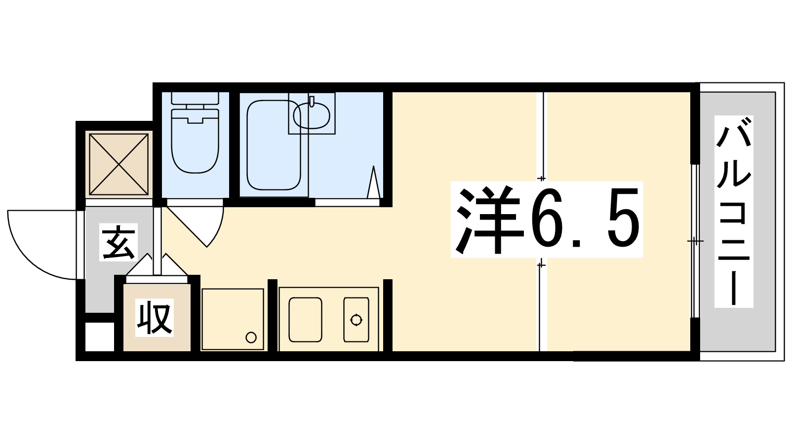 プリモローザＭの間取り