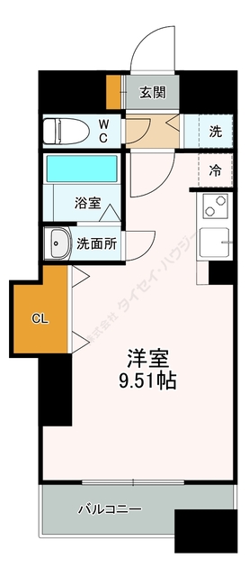 グラビスコート加古町の間取り