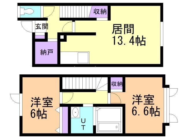 ベルジュ南町IIの間取り