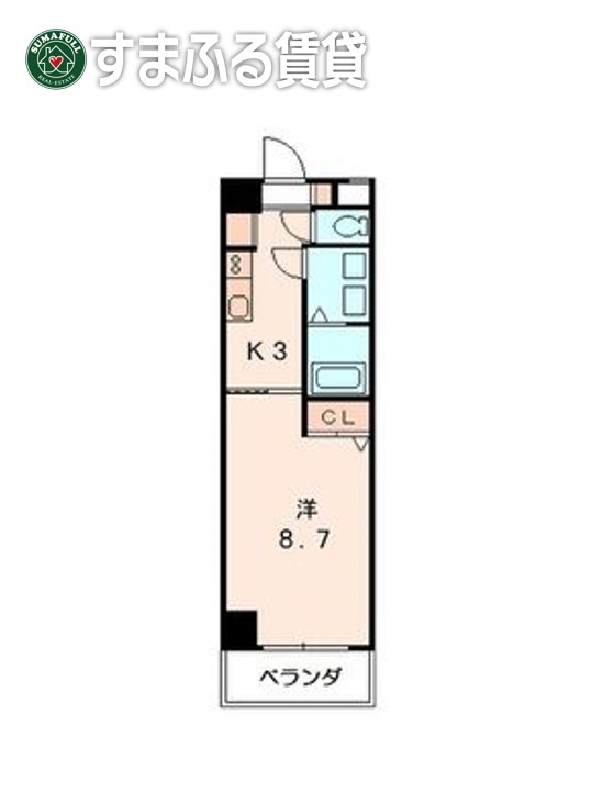 岡崎市橋目町のマンションの間取り