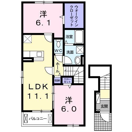 【サーレ・ＷＥＳＴ　IIIの間取り】