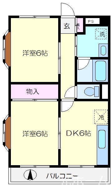 浅間ハイツの間取り