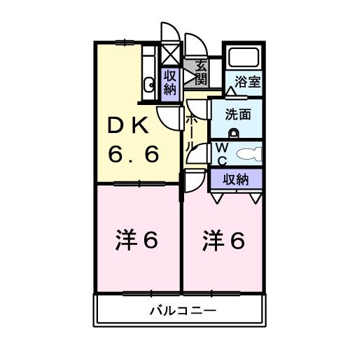 パルネットｙｏｕの間取り