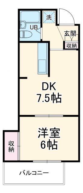 沼津市南本郷町のアパートの間取り