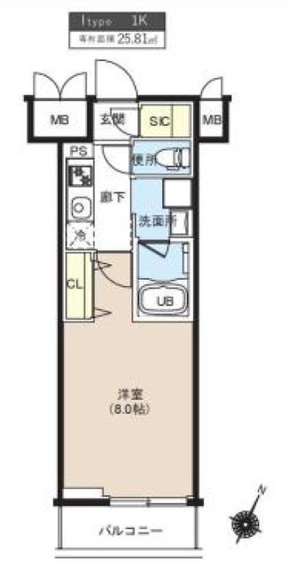 ＴＡＴＳＵＭＩスカイガーデンテラスの間取り