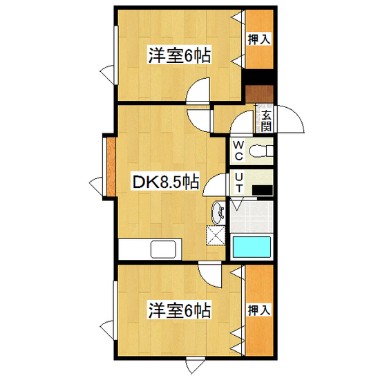 スメバミヤコの間取り