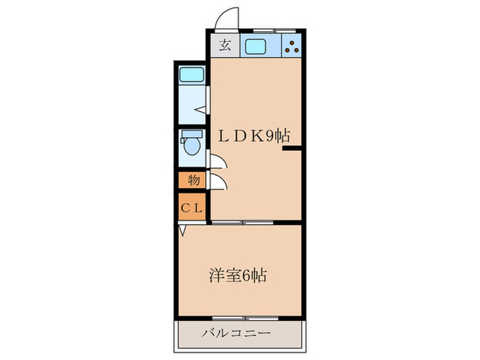 西京都マンションIIの間取り写真