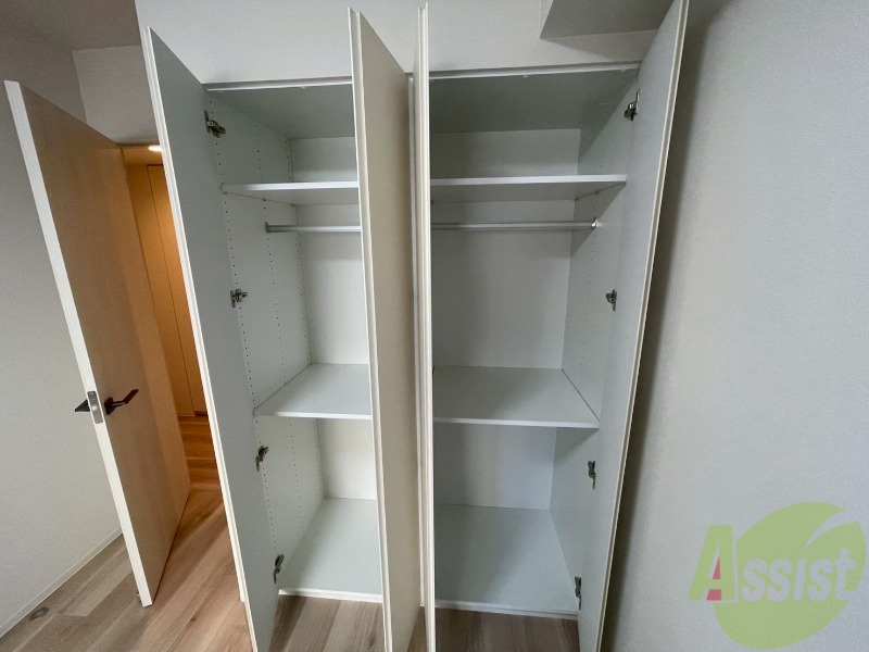 収納　収納もバッチリあるのでお部屋が片付きますよ！