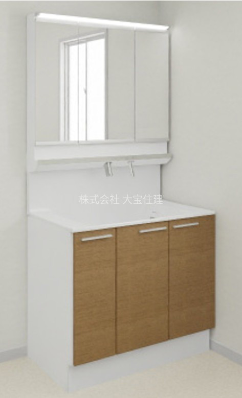 洗面設備　完成イメージ図