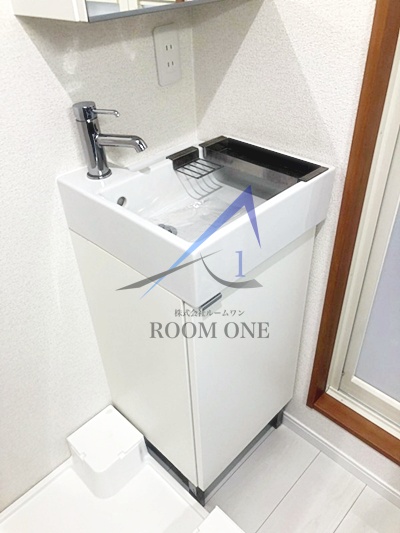 洗面設備　洗面台です。