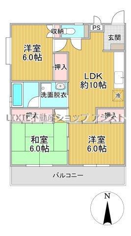 マンション和楽の間取り写真