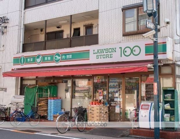 コンビニ　ローソンストア１００（コンビニ）まで105m