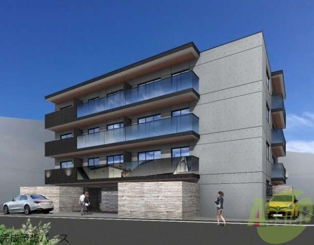 建物外観　札幌市北区麻生町「ＣＲＯＳＳ　ＲＯＲＤ麻生」