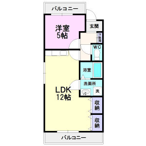 キャッスルミニ松園の間取り写真