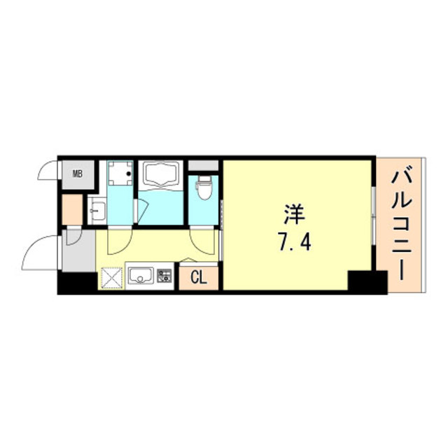 ワールドアイ神戸湊町の間取り写真