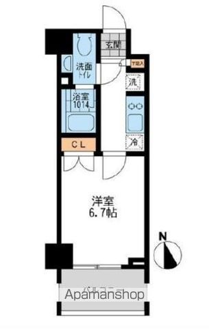京成押上線 押上駅 徒歩4分 7階建 築19年の間取り写真