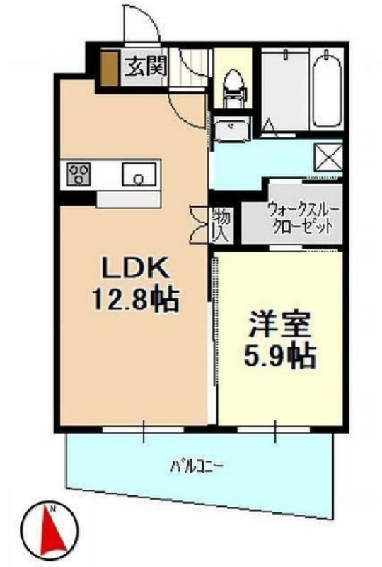 遠州鉄道 曳馬駅 徒歩15分 3階建 築5年の間取り写真