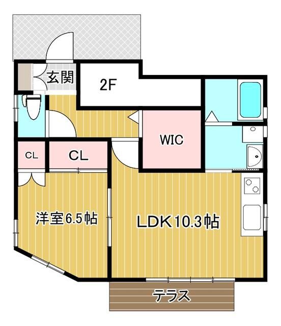 小田急小田原線 海老名駅 バス乗車時間：8分 最寄りバス停で下車 徒歩6分 2階建 築19年の間取り写真