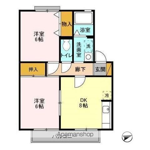 クレージュ IIIの間取り写真
