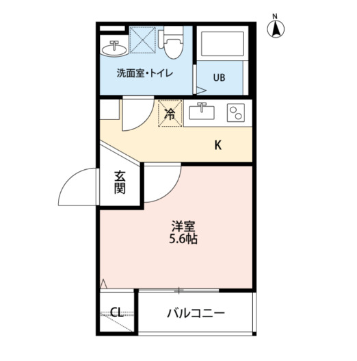 クラスティーネ中村町の間取り写真