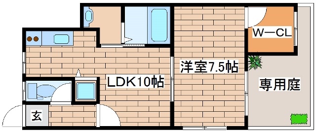 ビーコート青谷の間取り写真