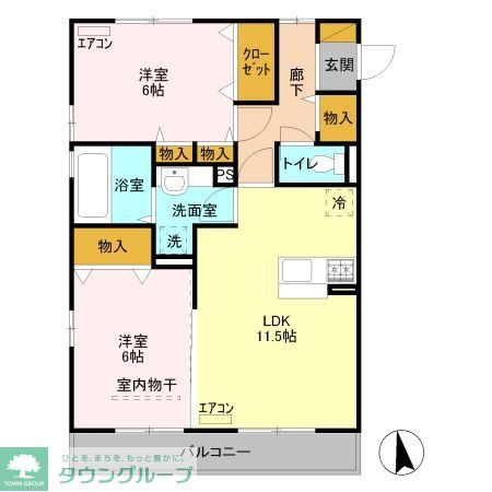 グレイスリーフの間取り写真