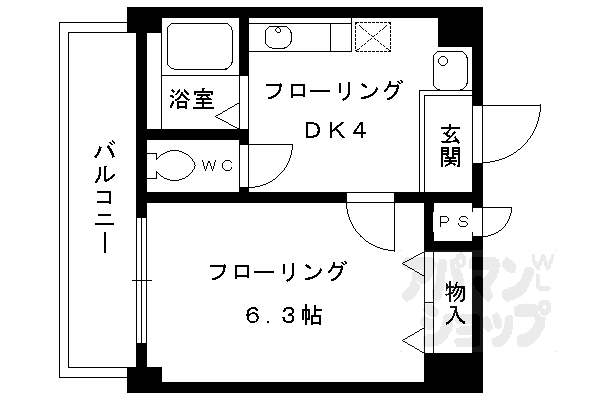 リーブルシンワの間取り写真