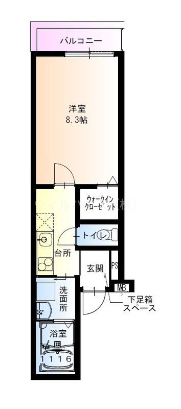 フジパレス浅香駅西の間取り写真