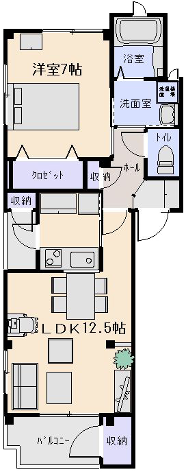 west AnkHの間取り