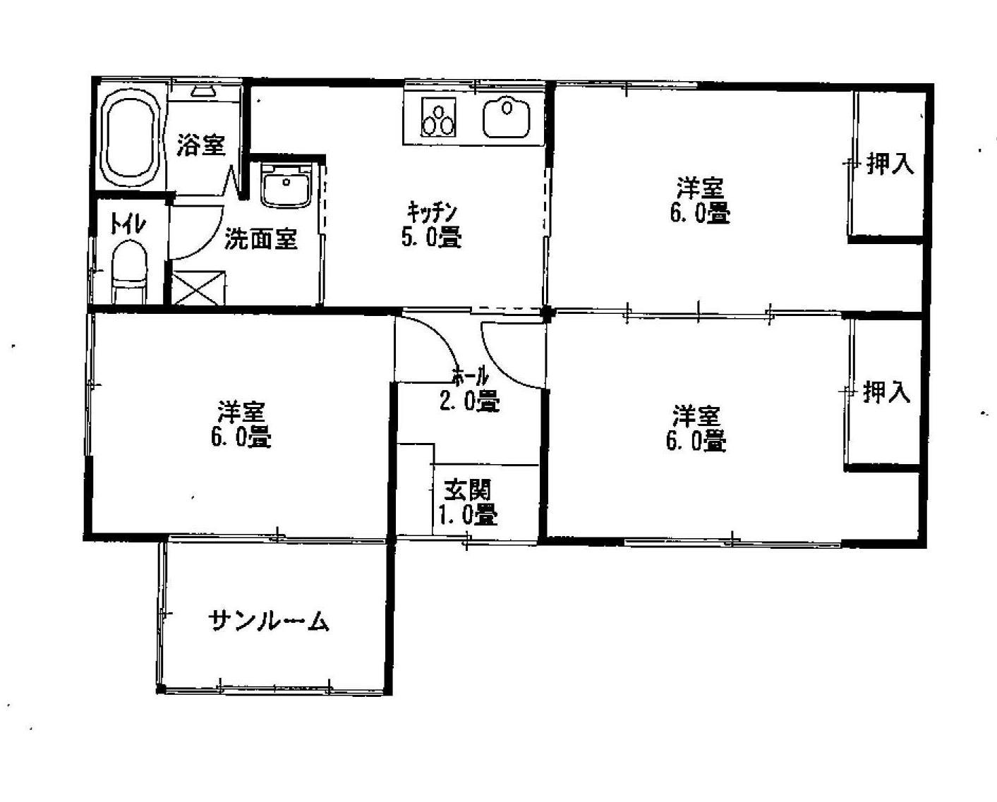 群馬県前橋市青柳町（一戸建）の賃貸物件の間取り