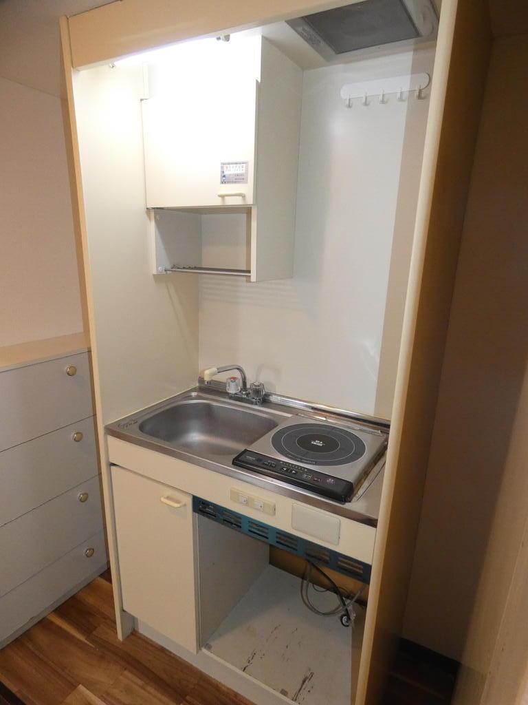 キッチン　1口IHコンロ完備