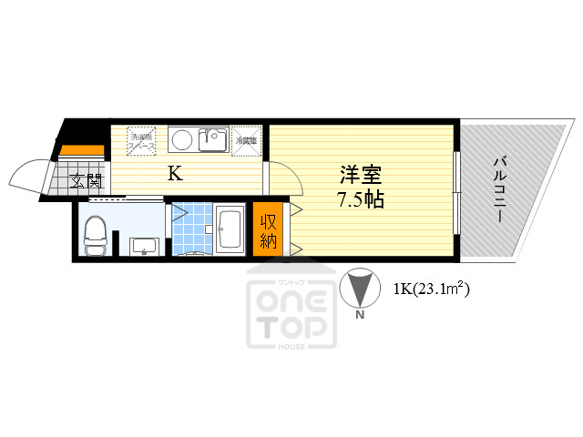 ボヌールクラルテの間取り