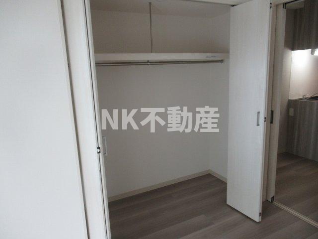 収納　たっぷりとした収納スペースです